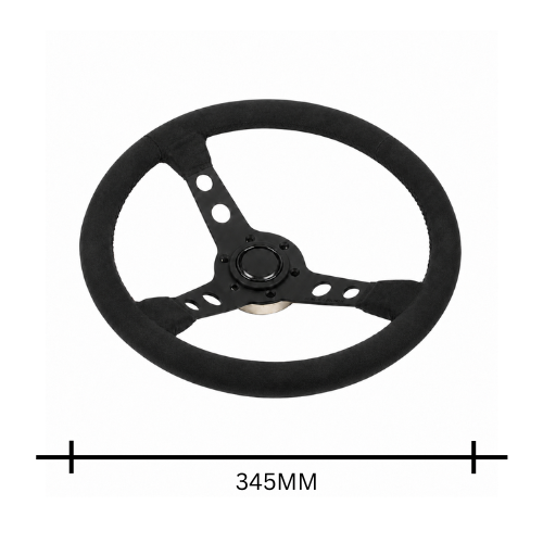 Black Edition Suede Steering Wheel