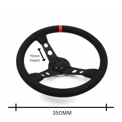 Suede Redline Wheel (350mm)