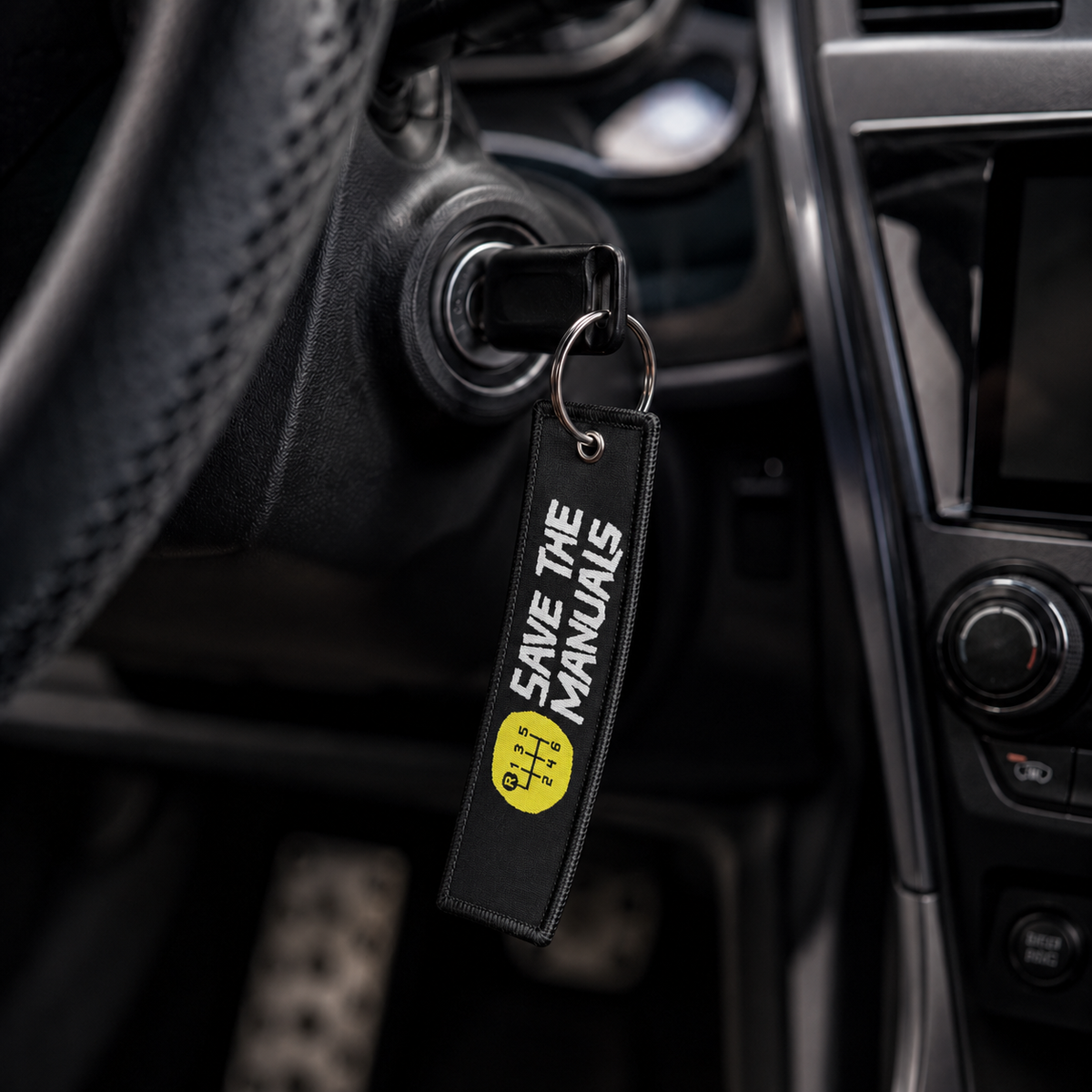 Save The Manuals Key Chain