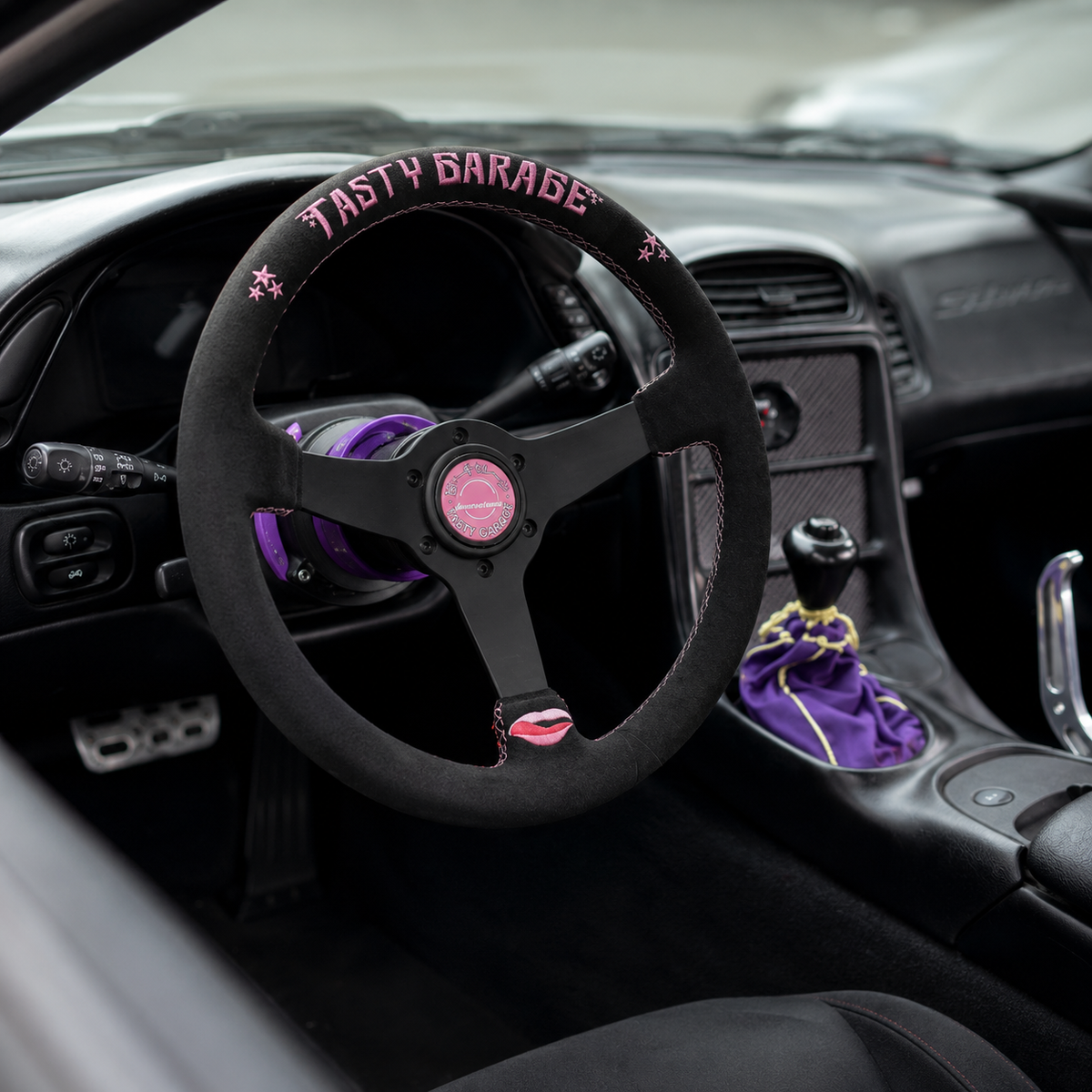 Tasty Garage Pink Style Steering Wheel (345mm)