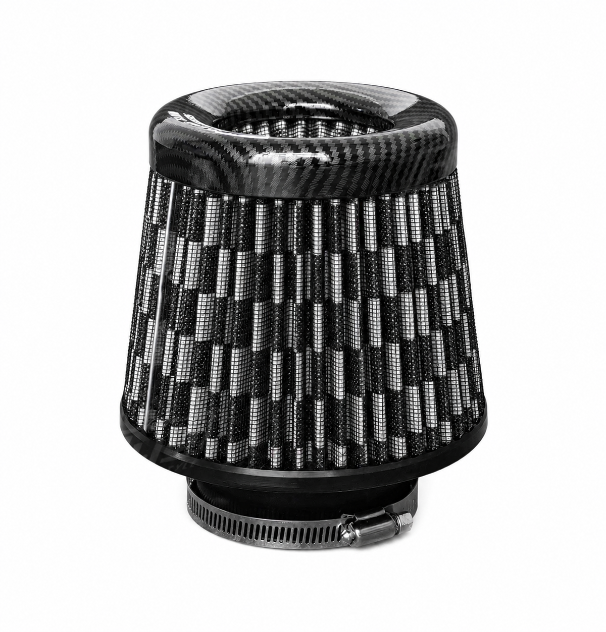 Carbon Style High Flow Air Filter 3"