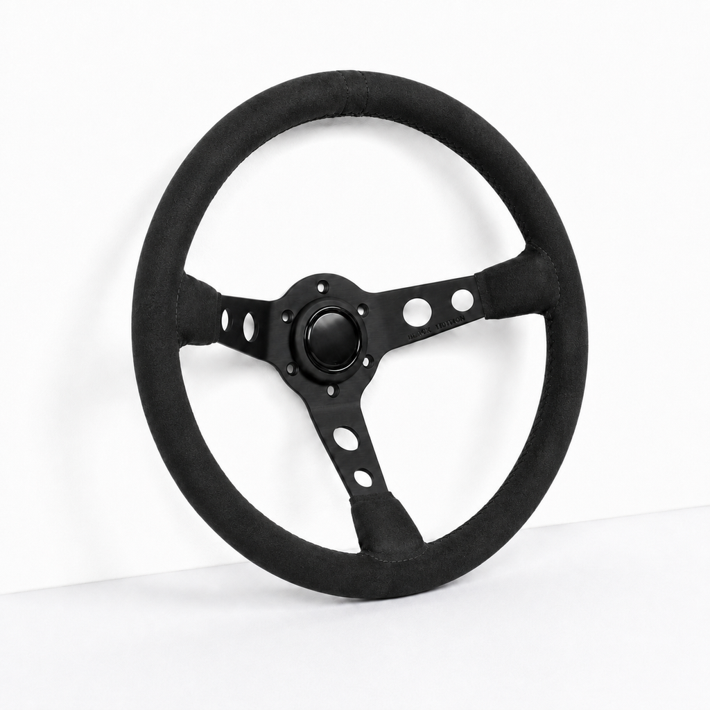 Black Edition Suede Steering Wheel